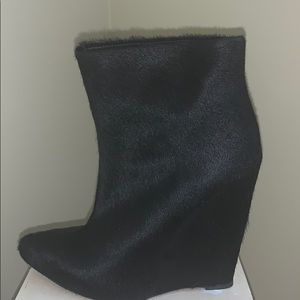 Black anklet booties